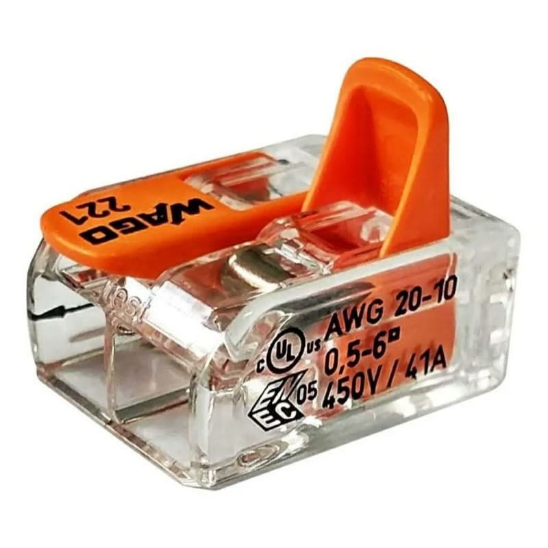 Conector De Emenda Wago221 P/chuveiro 3 Unid - WAGO