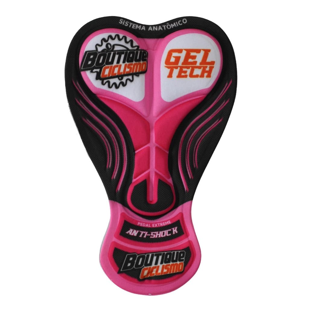 Pad Forro para Bermuda de Ciclismo Densidade 80 Com Gel Feminino
