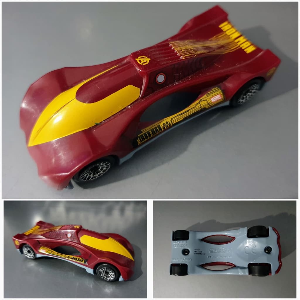Miniatura Majorette do Homem de Ferro MARVEL COMICS1 1:64 peça única distribuído na EUROPA, oportunidade única. Item raro aqui no Brasil.