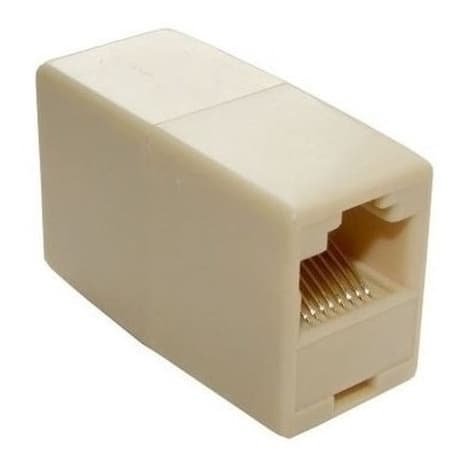 100 Peças - Adaptador Dupla Fêmea Emenda Rj45 8p8c Yh201