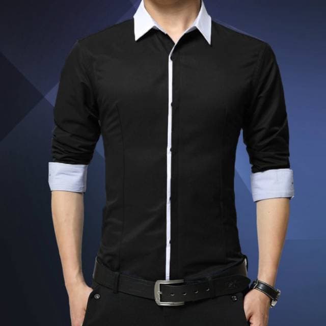Camisa De Manga Comprida Masculina KEMEJA ROSSI | Roupas Masculinas FORMAL Casual POPULAR Meninos Por Atacado