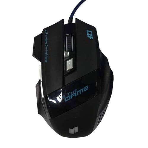 Mouse Gamer CZF com 6 Botões USB 3200dpi - G-509