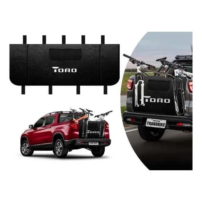 Transbike Fiat Toro Caminhonete Protetor Bike Truckpad