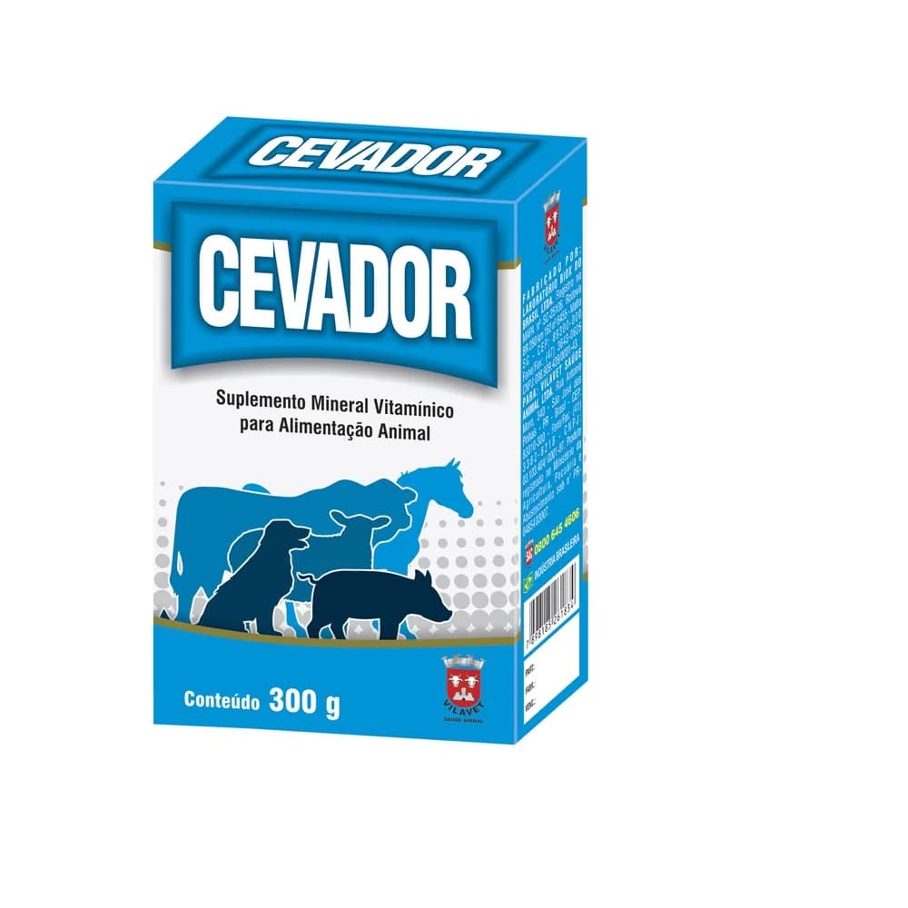 Cevador Suplemento Vitamínico  e Fortificante Animal 300G Calbos Pet Pronto Entrega