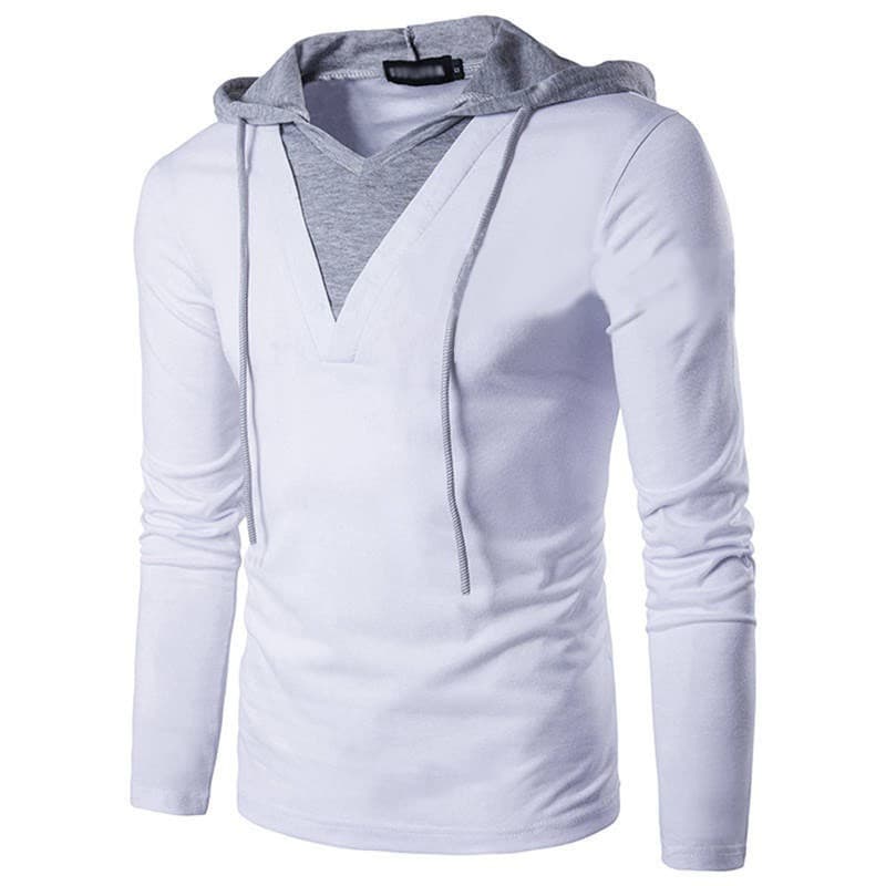 Blusa Masculina Com Capuz Manga Comprida Inverno
