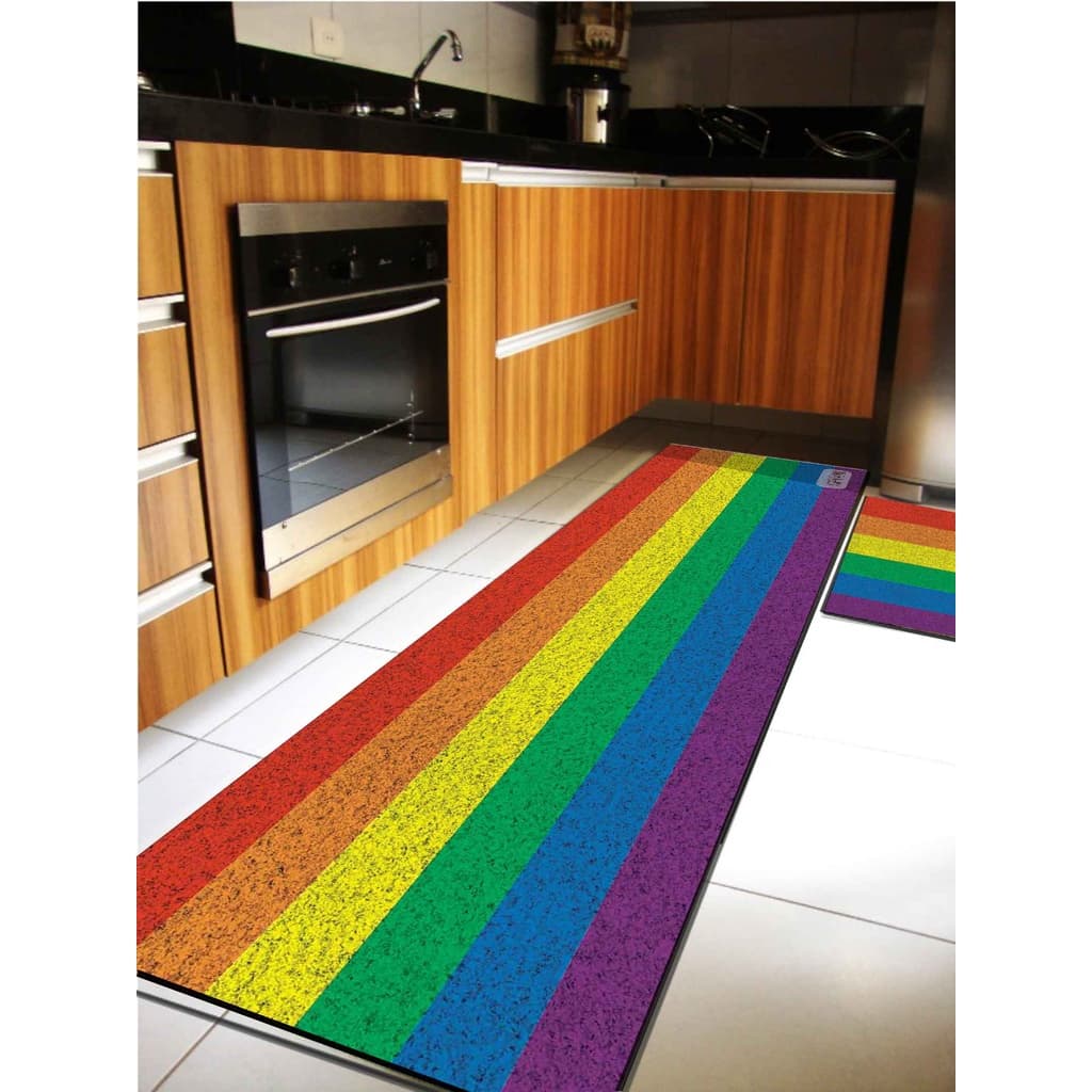 Tapete Passadeira Arco-iris 200x40 Divertido