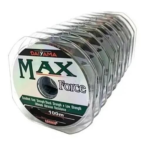 Linha Monofilamento Dayama Max Force 10x 100m Escolha Bitola