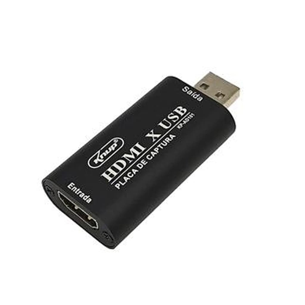 Placa de Captura Vídeo HDMI x USB 1080 4K - Knup
