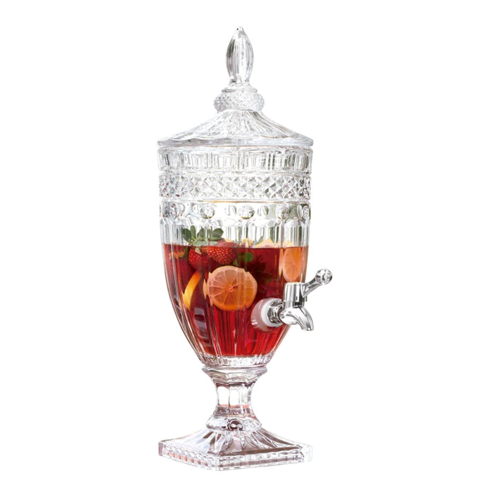 Suqueira Dispensador  Bebidas Vidro 3L c/ Torneira Class Home