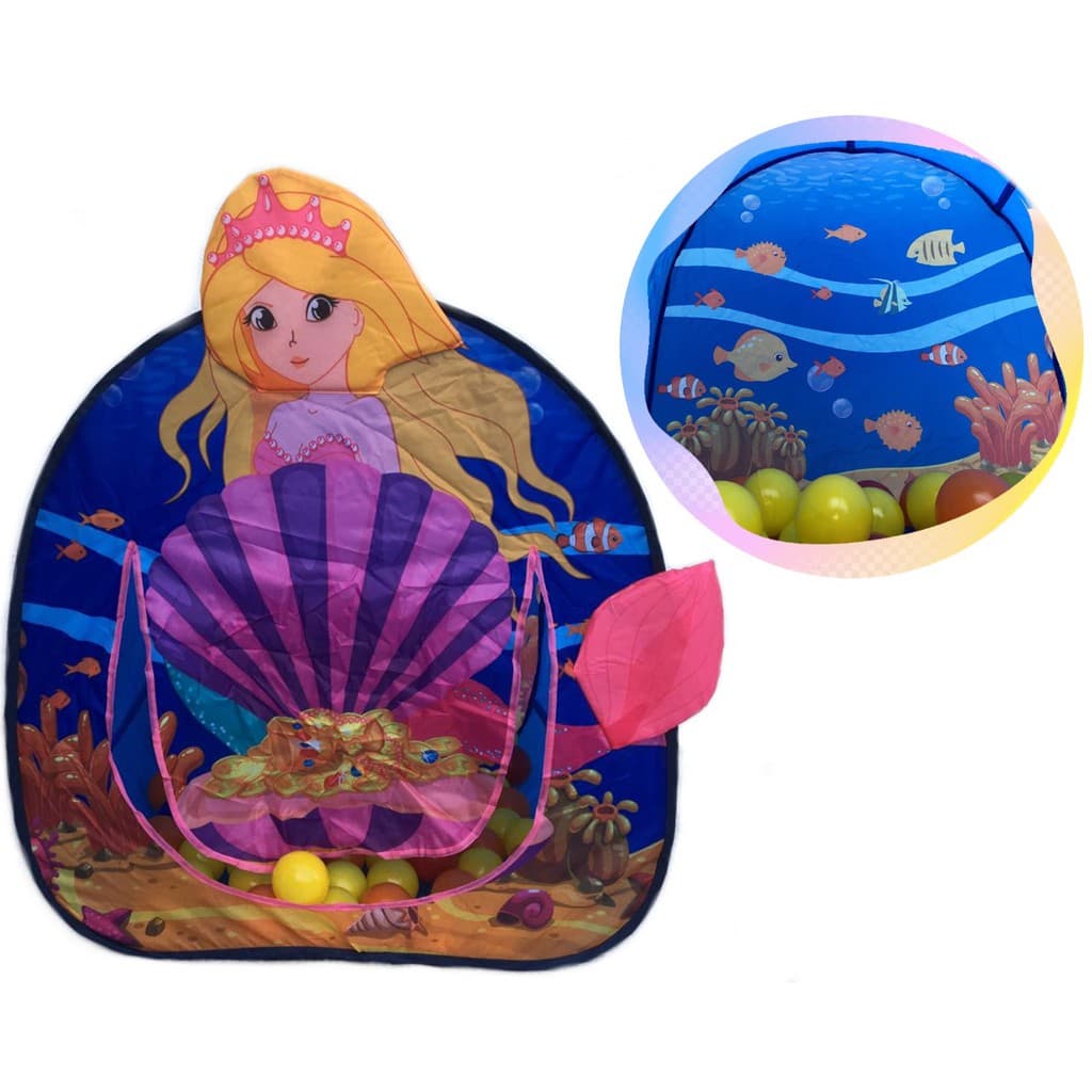 toca barraca de menina sereia fundo do mar toquinha para menina