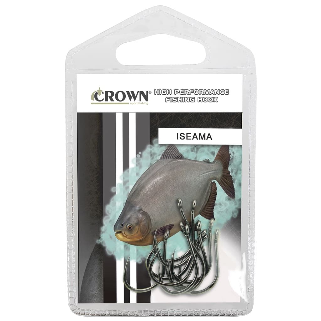 Anzol Crown Iseama Black com fisga