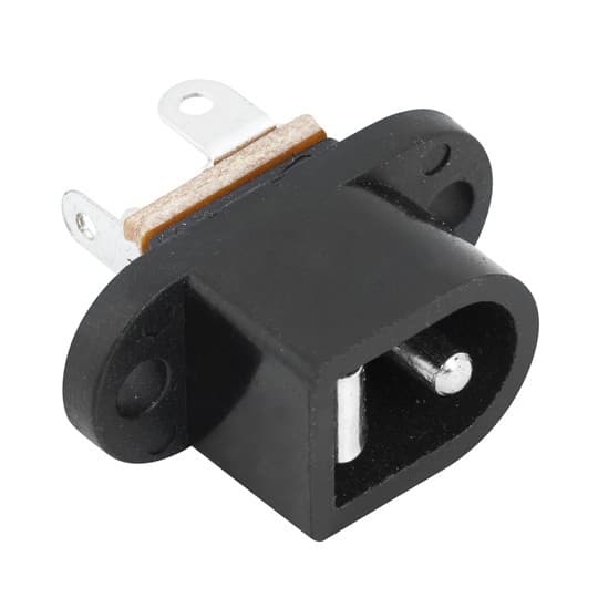 Plug P4 jack DC 2,5X5,5MM Para Solda