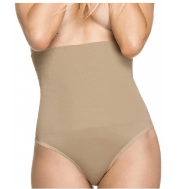 Cinta Tanga Modeladora Alta Abdominal Sem Costura Zee Rucci