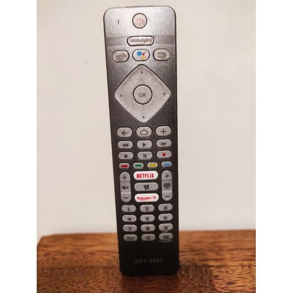 philips netflix rakuten controle remoto sky9085