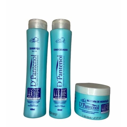 Kit Capilar D'Pantenol Belkit Shampoo+Condicionador+Máscara