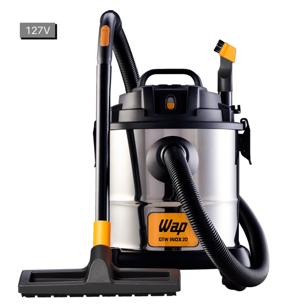 Aspirador De Pó E Água 1600w Wap Gtw Inox 20 127v
