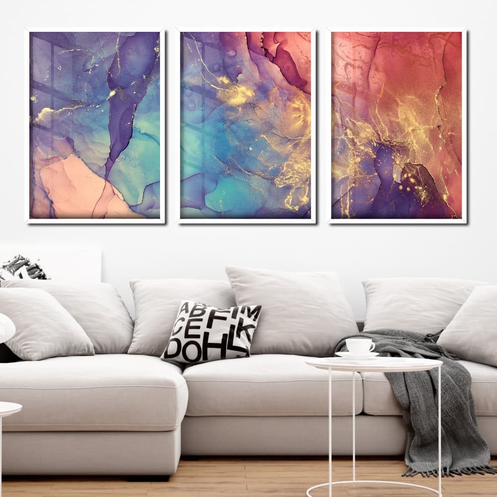 Quadros decorativos abstrato quarto sala