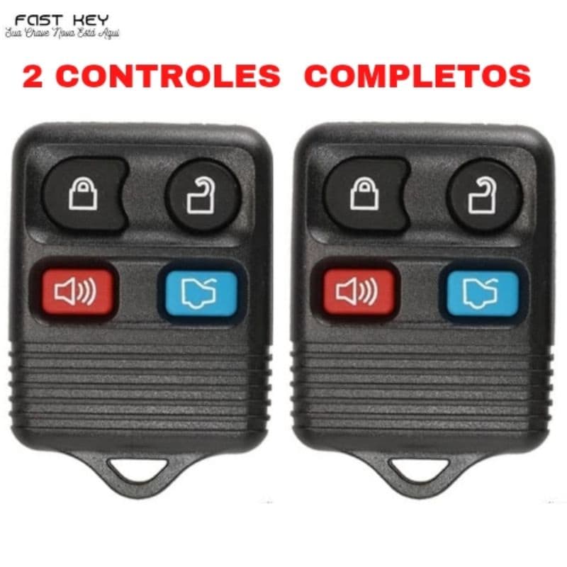 2 CONTROLES ALARME FORD FIESTA KA ECOSPORT RANGER COMPLETO