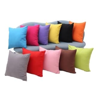 Almofada cheia completa 40x40 com colorida varias cores Oxford nacional