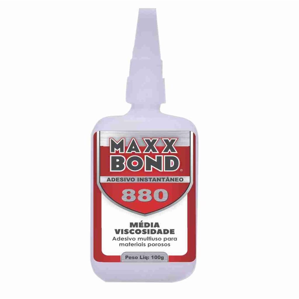 Cola Instantânea Maxx Bond 880 Ultra Rapido Super Adesivo 100g