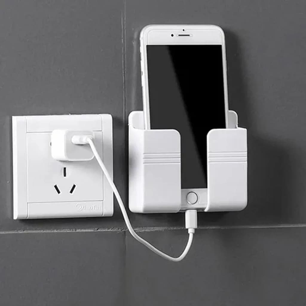 Suporte Multiuso de Parede para Celular Controle Remoto com Adesivo