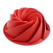 Forma De Silicone Vazada Espiral Bolo Pudim 23 Cm