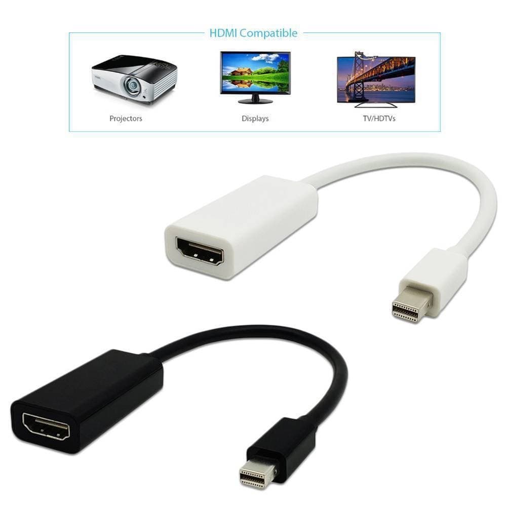 1 Cabo Mini Display Port VGA Apple MacBook Air Pro iMac Apple Mac Mini Thunderbolt Lenovo Thinkpad Adaptador Conversor Notebook