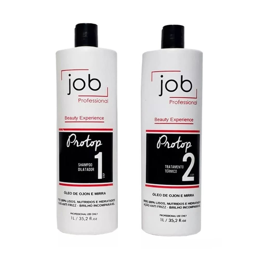 Kit Escova Progressiva Job Hair 2x1LITRO