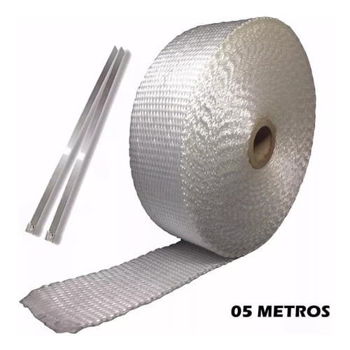 Manta Térmica Termotape Branca P/ Escapamento 05 Metro 2 Zip