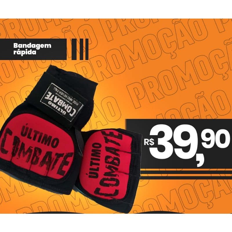 bandagem rapida elastca muay thai kickboxing