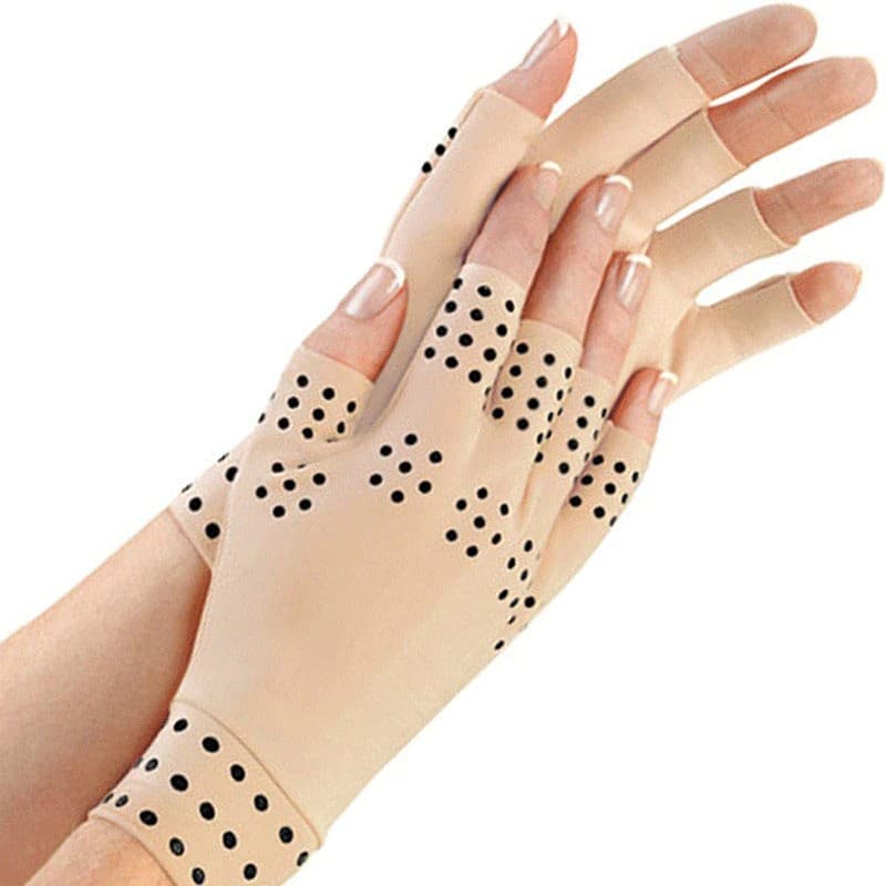 Luvas Anti-Coritos Alívio De Dores De Pressão/Artrite/Massagem À Mão