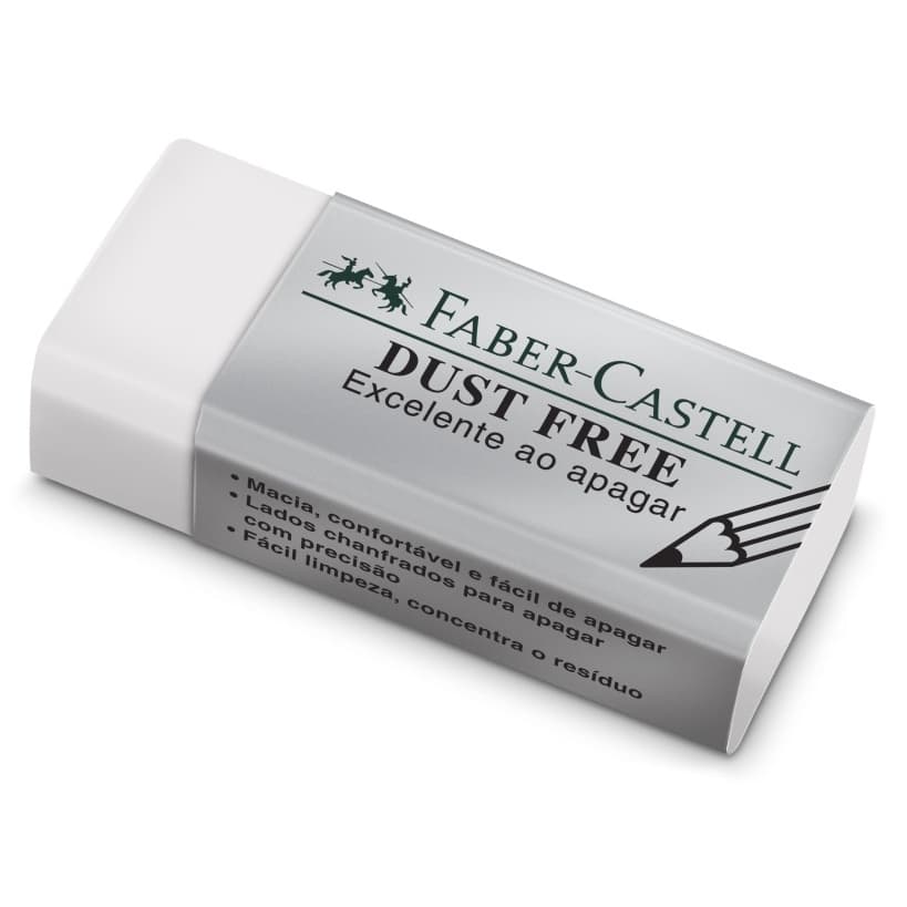 Borracha Dust Free Branca Pequena - FABER-CASTELL
