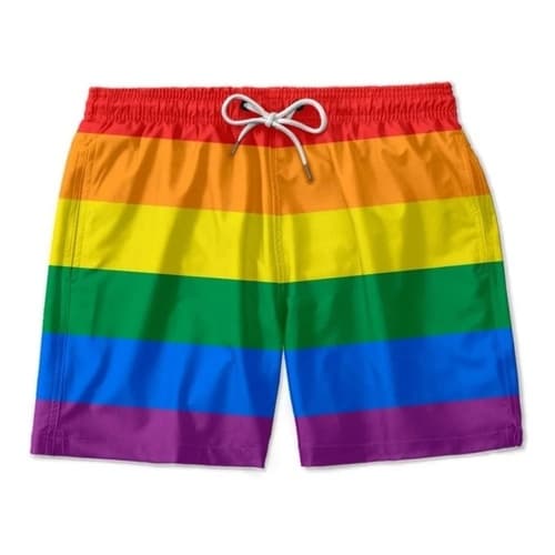 Bermuda Short Praia Masculino LGBT