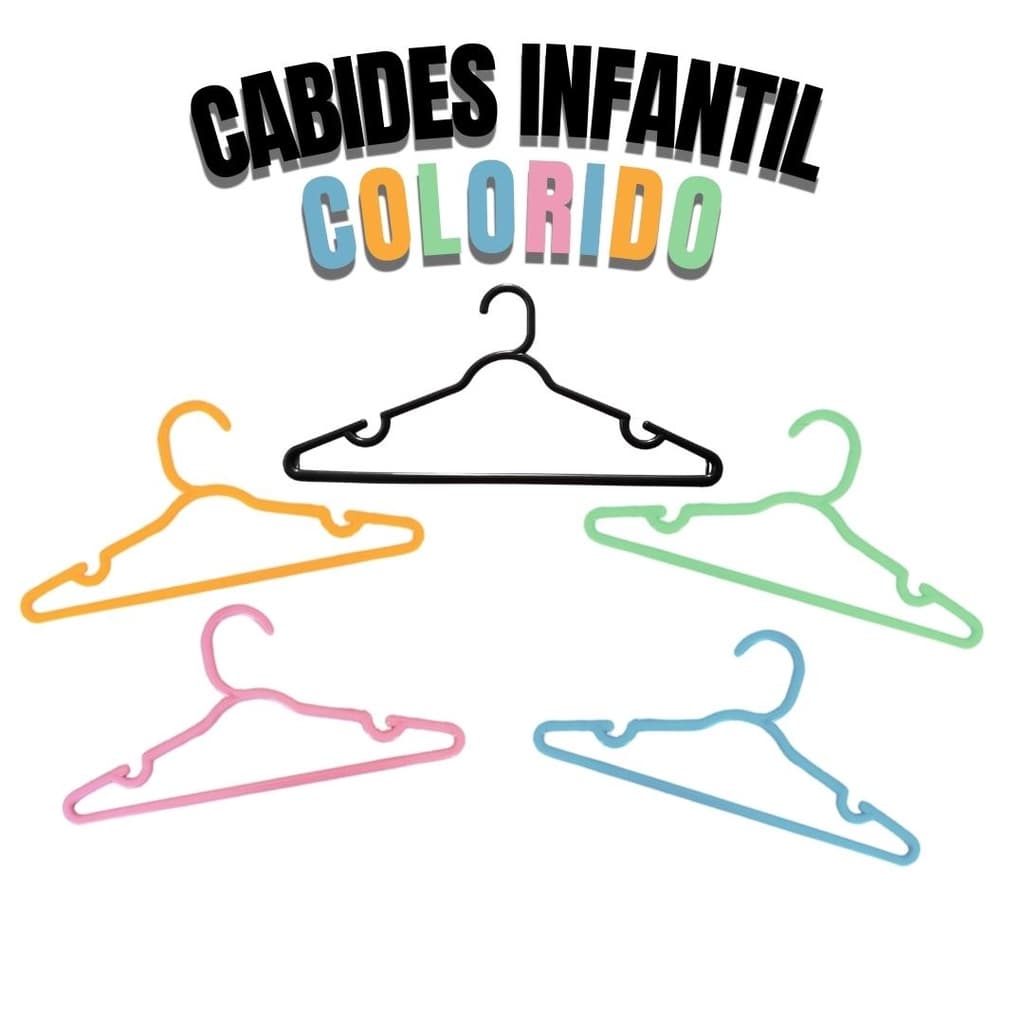 Cabide Infantil Kit 32 Unidades Resistente