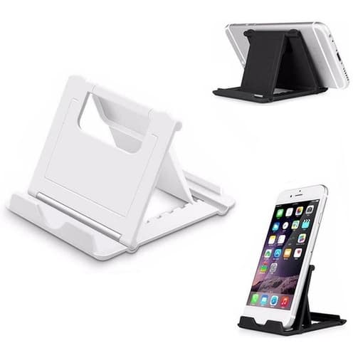 Suporte Para Celular Tablet De Mesa Dobrável Apoiador De Celular Ajustável