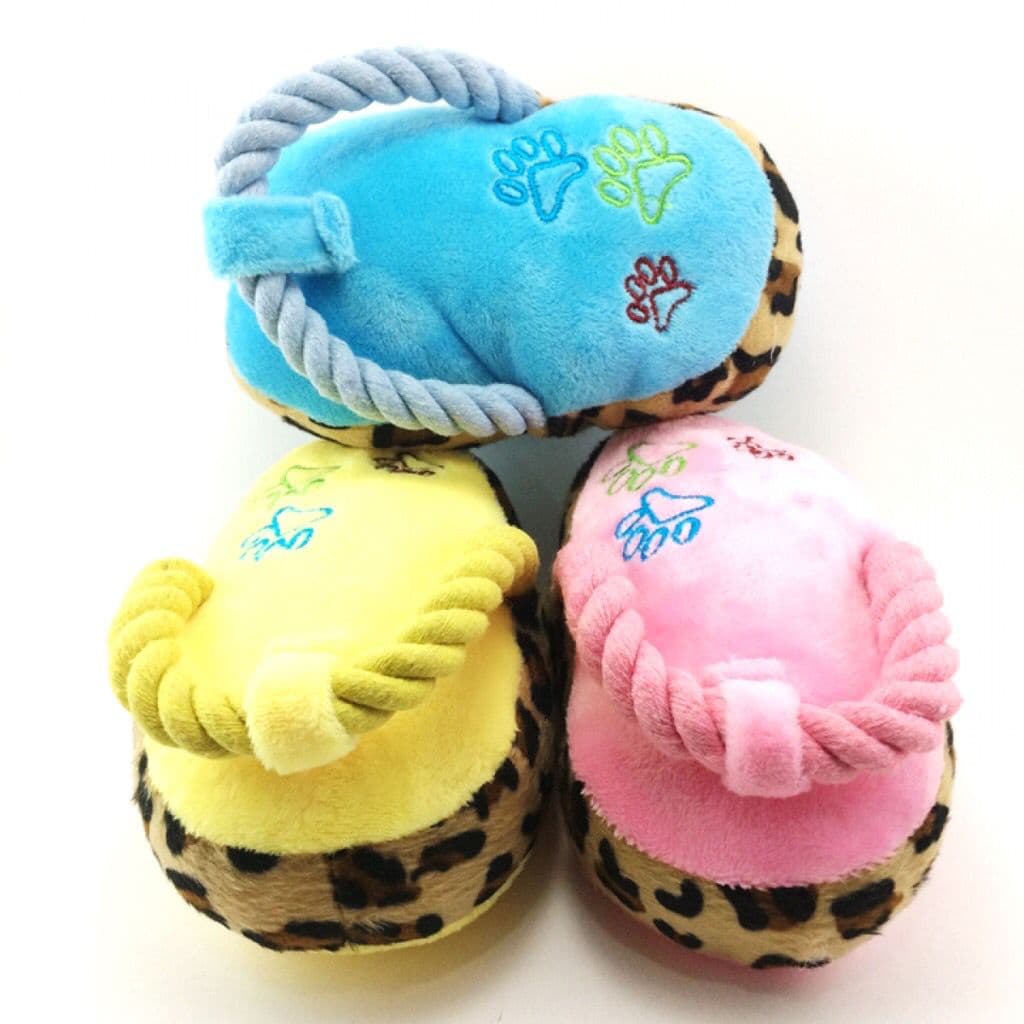 Pelúcia Chinelo Com Apito Para cachorros gatos brinquedo para animais Pelúcia Para Pet