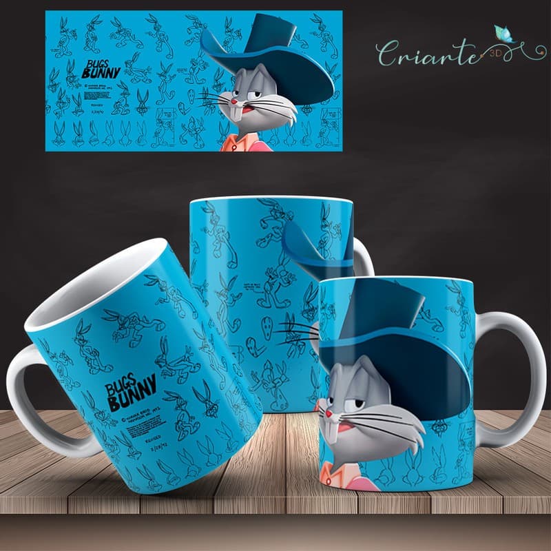 Caneca Porcelana Coleção Looney Tunes #02