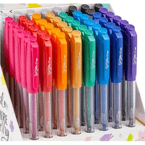 Caneta Gel Glitter BRW un.