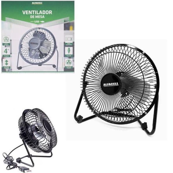 VENTILADOR DE MESA USB ALFACELL -  AL12005