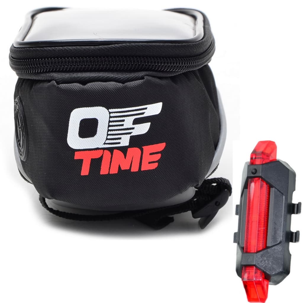 Combo Bolsa De Celular  Sinalizador USB Recarregável