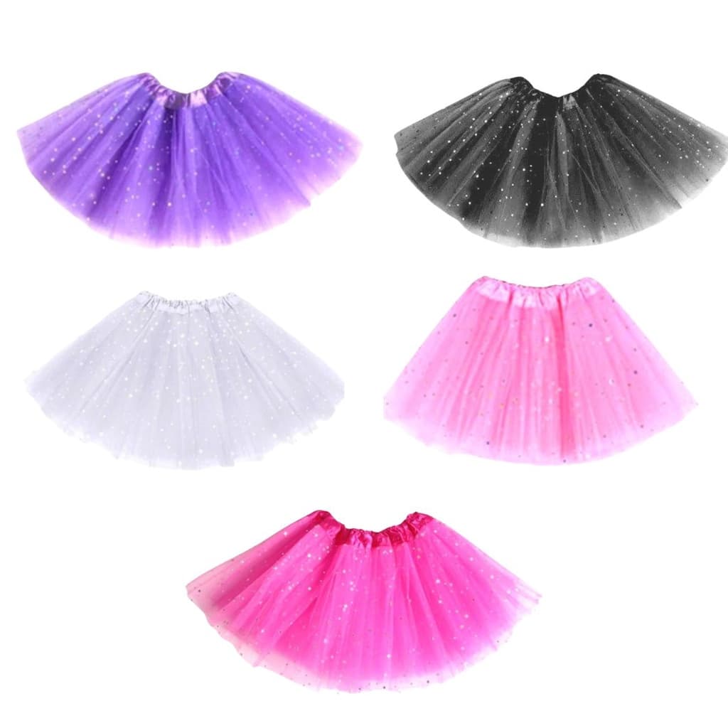 Saia Infantil De Tule Coloridas Festas E Fantasias Carnaval Halloween