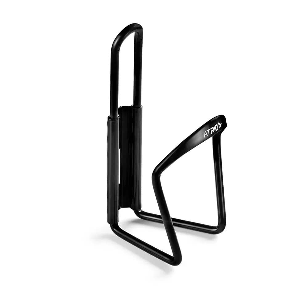 Suporte Garrafa Slim Preto em Aluminio - Suporte Squeeze Slim Preto para bicicleta bike - Atrio BI154