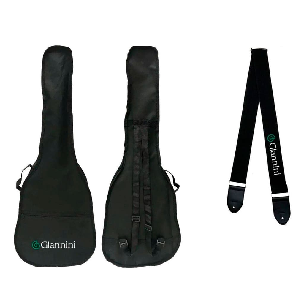 Capa Para Violão Giannini Folk Simples + Correia
