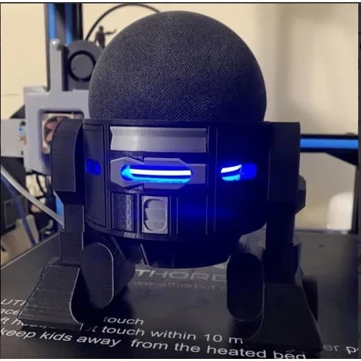 Suporte Alexa Star Wars Echo Dot 4 Geração Droid R2D2, Alexa