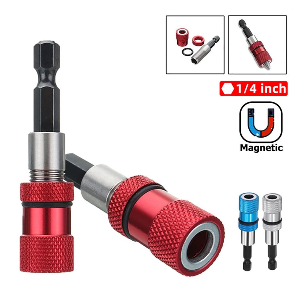 1/4 " Hex Magnética Chave De Fenda Sets Broca Mudança Rápida Bloqueio Bit Titular Parafuso Da Extensão Bits Elétricos Ferramentas De Metal