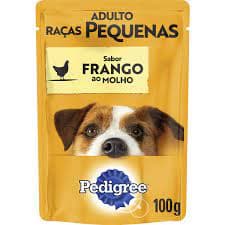 racao pedigree sachê para cachorro pedigree 100g