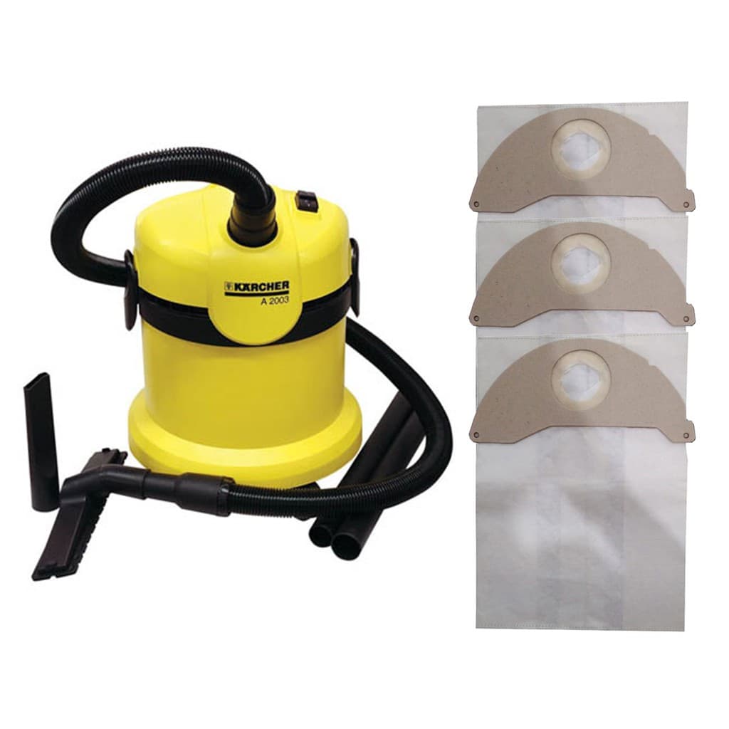 Saco Descartável Aspirador De Pó Karcher A2003 / A2004 - 3 Unidades