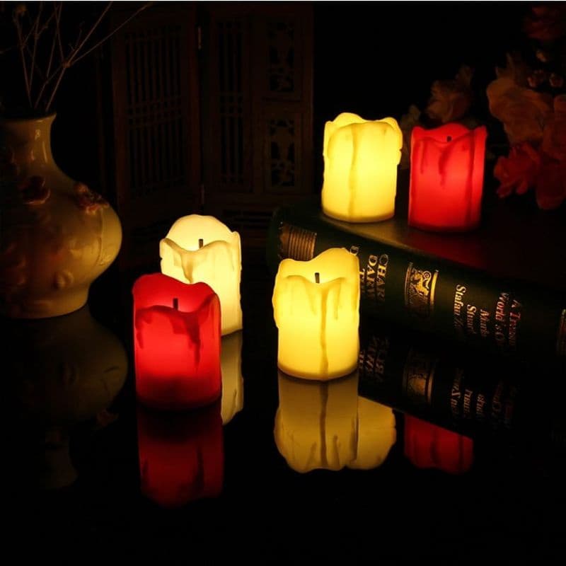 Vela Decorativa Criativa Led - Decoração Natal Casa Casamento