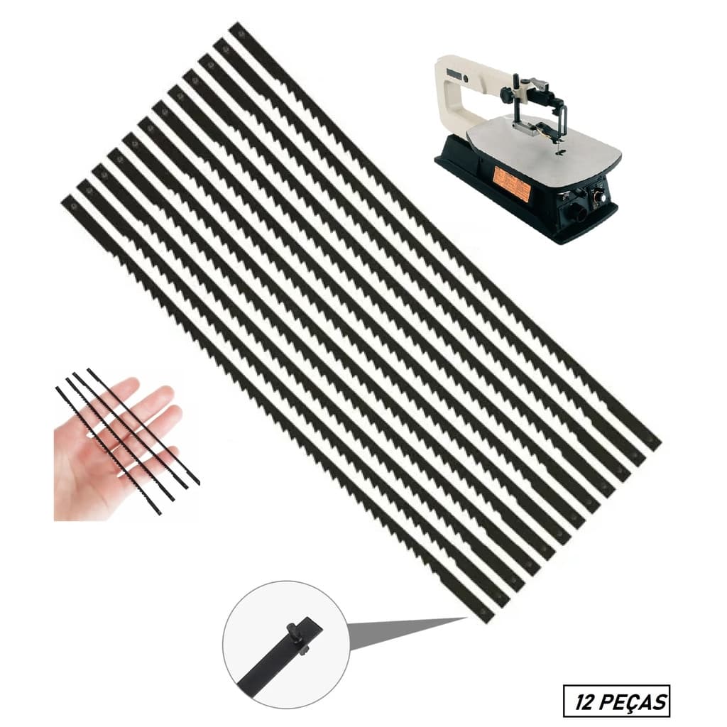 Lâmina De Serra Para Tico-tico Bancada Makita 12 Unidades