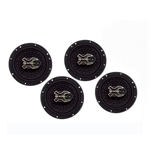 Kit Com 2 Pares Auto Falante Bravox 6 Polegada B3x60 200wrms
